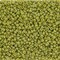 Miyuki 11 Round Seed Bead, 11-4697, Matte Opaque Glazed Seaweed AB, 13 grams